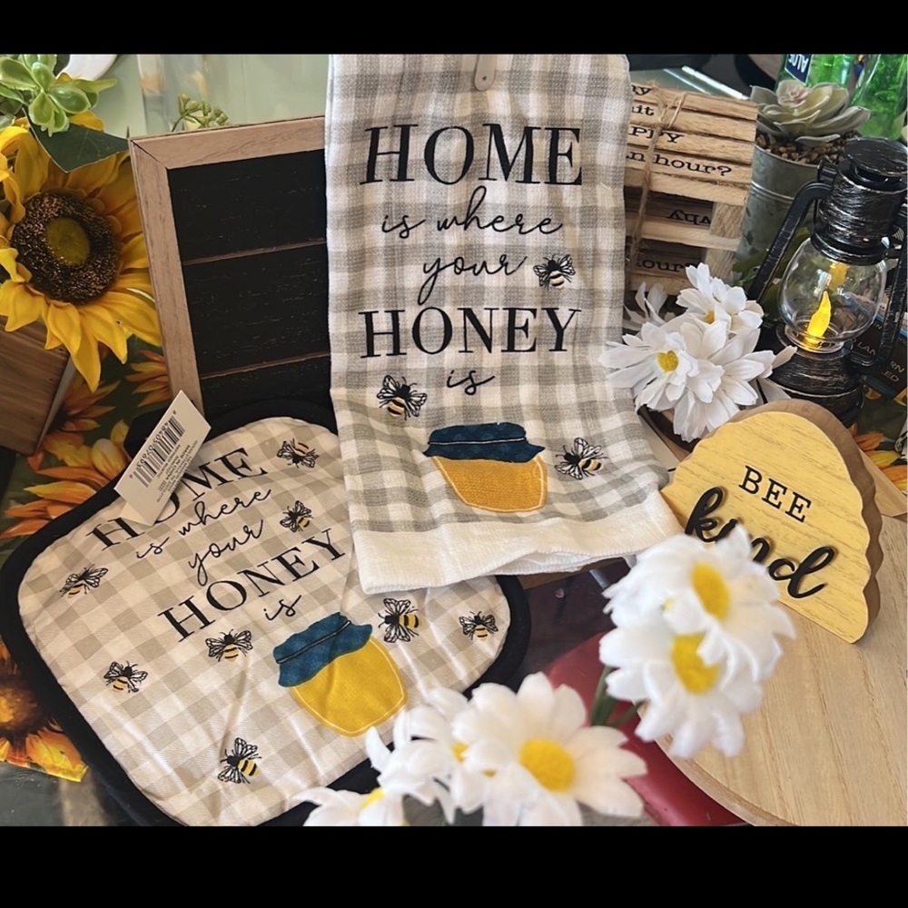 Honey kitchen towel set 3 PCs